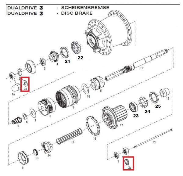 FIXIERSCHEIBE OHNE HALTENASE, SRAM 8 MM